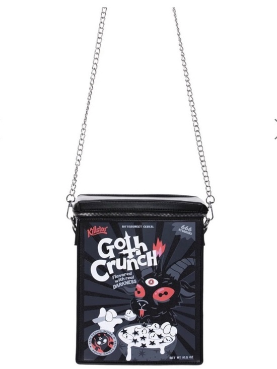 Killstar Goth Crunch Cereal Box Backpack Crossbody Bag main image 4